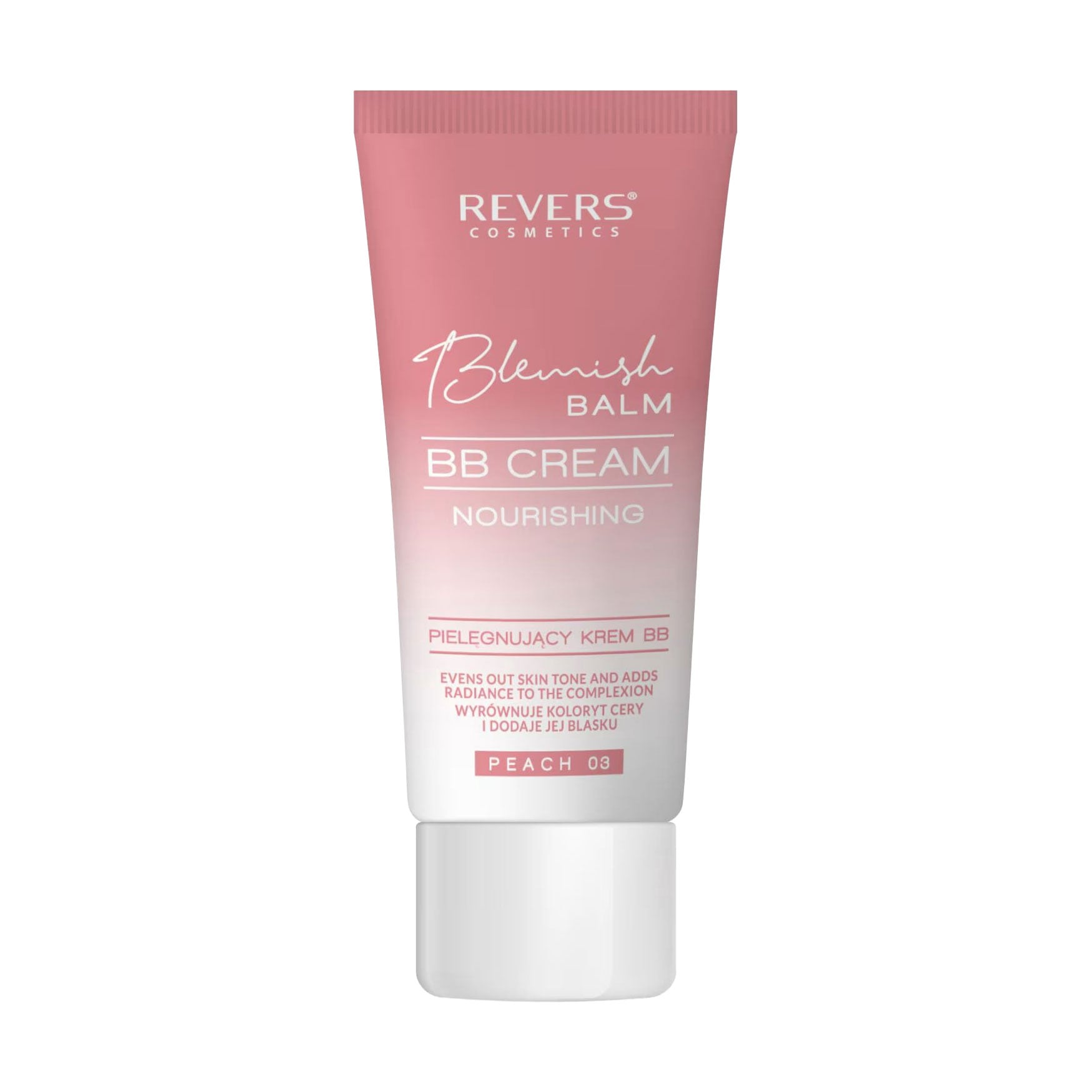 BB-крем для обличчя Revers Cosmetics Blemish Balm BB Cream 03 Peach, 30 мл